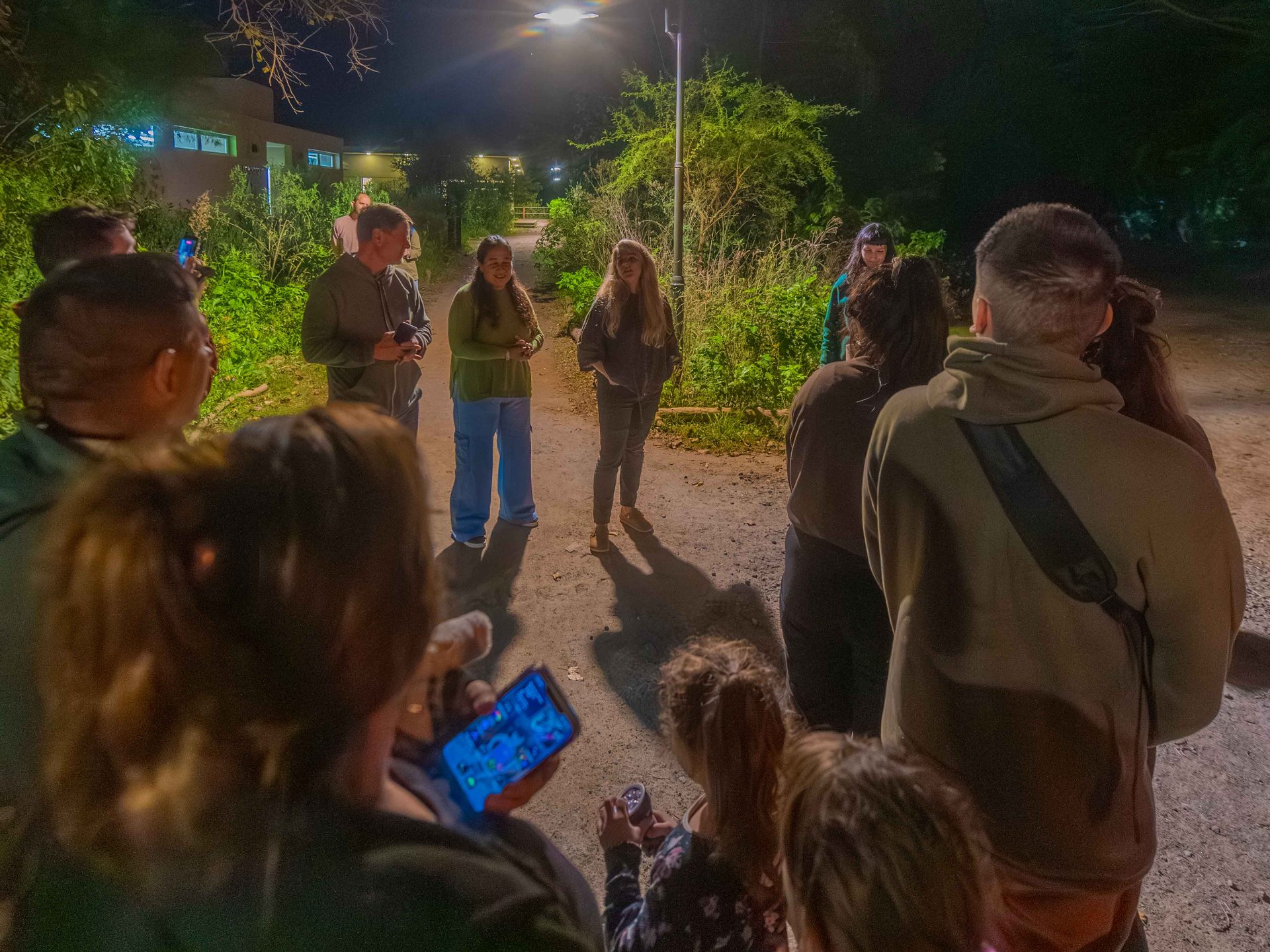 San Fernando realizó una nueva visita guiada nocturna al EcoParque