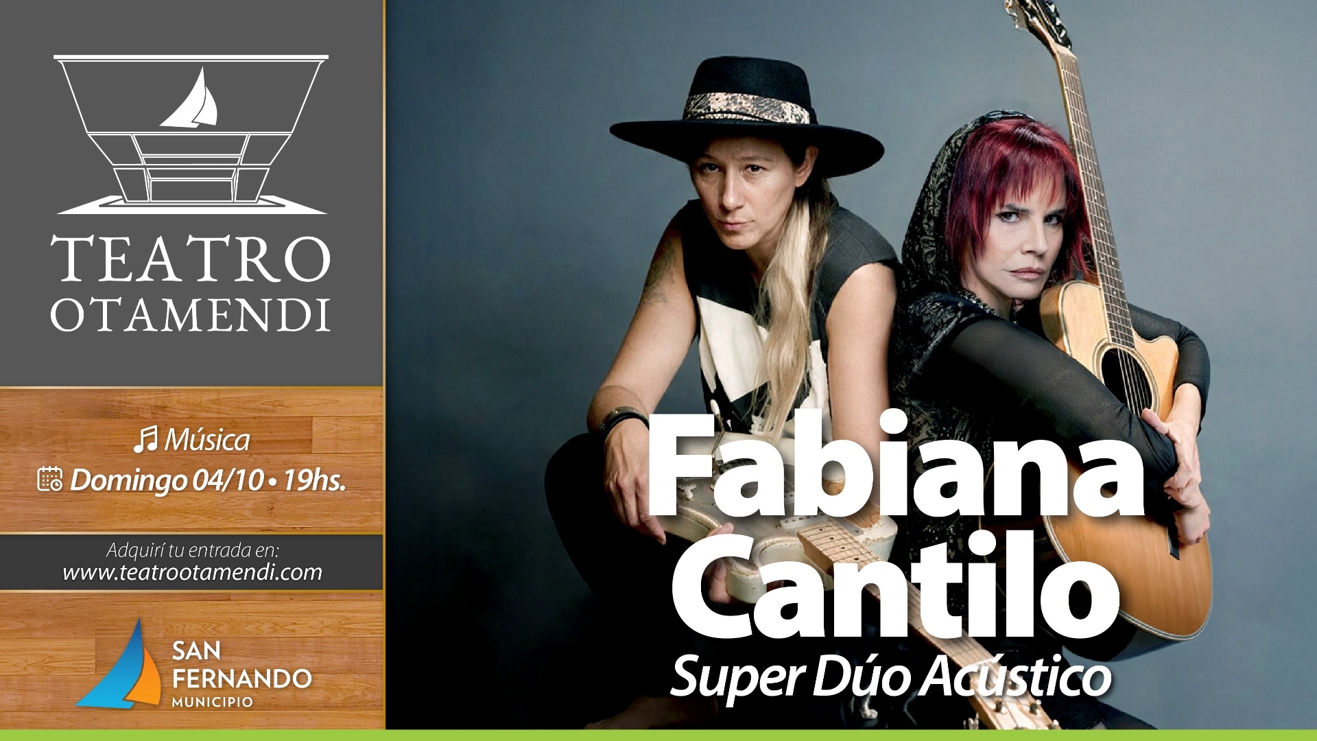 Érica Rivas y Fabiana Cantilo se presentarán este fin de semana en el Teatro Otamendi